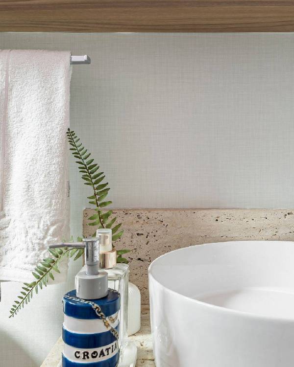 Romano Ártico Revestimento de Vinil Autoadesivo